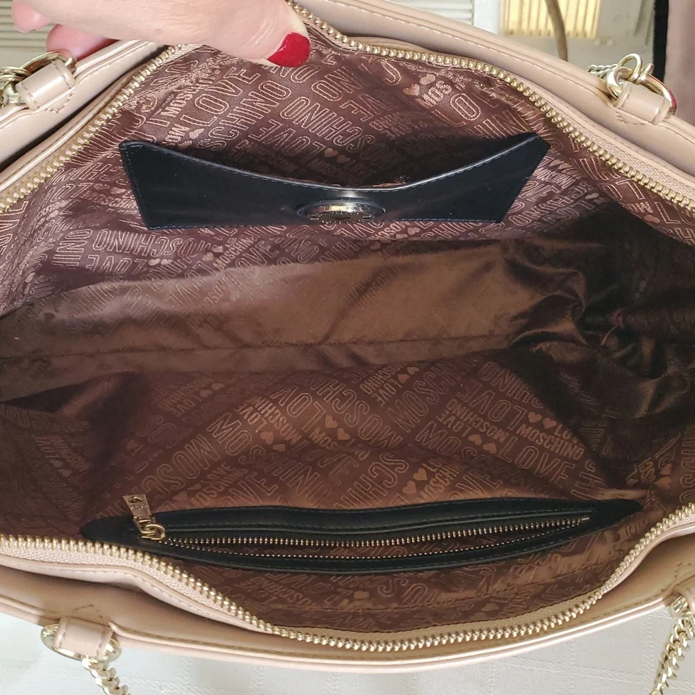 Love Moschino Pink Quilted Shoulder Bag - Picture 11 of 13